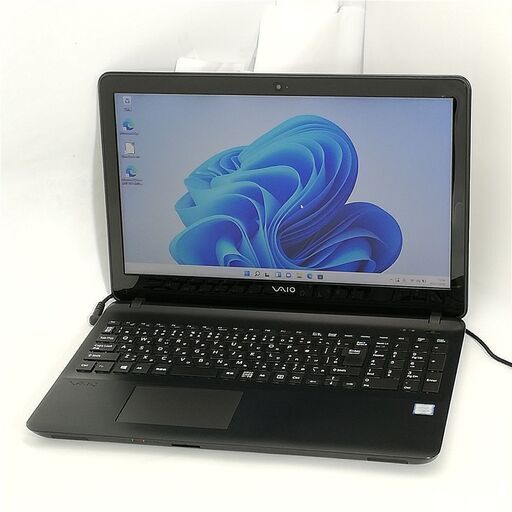 送料無料 高速SSD 15.5型 ノートパソコン SONY VJS151C11N 中古良品 第6世代 i5 8GB DVDマルチ 無線 Bluetooth Webカメラ Windows11 Office