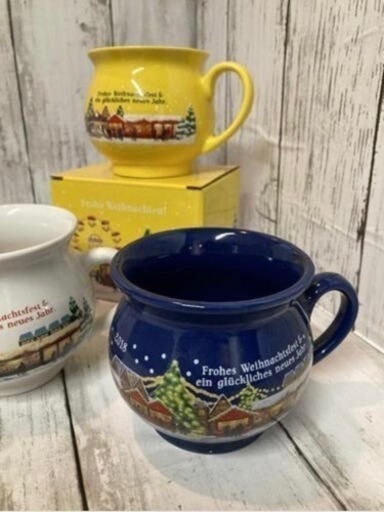 Amazon.co.jp: KALDI カルディ バレンタイン限定 マグカップ 4個セット コップ 300ml : おもちゃ