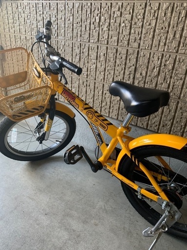 子供　自転車　18インチ　働く車