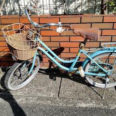 値下げ(chariyoshy出品)18インチ　子供用自転車　水色