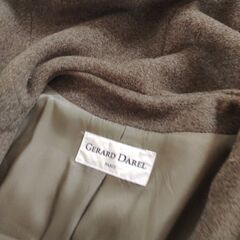 グレー　フード付きコート　GERARD DAREL paris ...