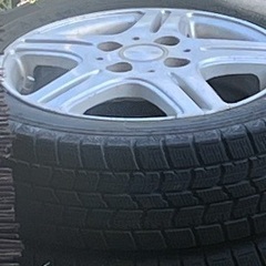 値下げ。サイズ155,/65R  13 スタッドレス4本　ホイール付き