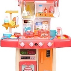 おままごと《おもちゃ：キッチンセット》ピンク
