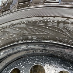 マッドタイヤ　165-65-14テッチンホイール4本セット　連休中のみ販売