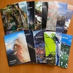 モンベル　カタログなど　2016〜2021 計24冊　キャンプ　登山
