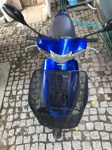 スズキレッツⅡ前カゴ付き 自賠責保険2029年5月まで付き