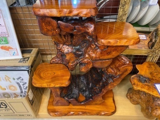 木製　花台