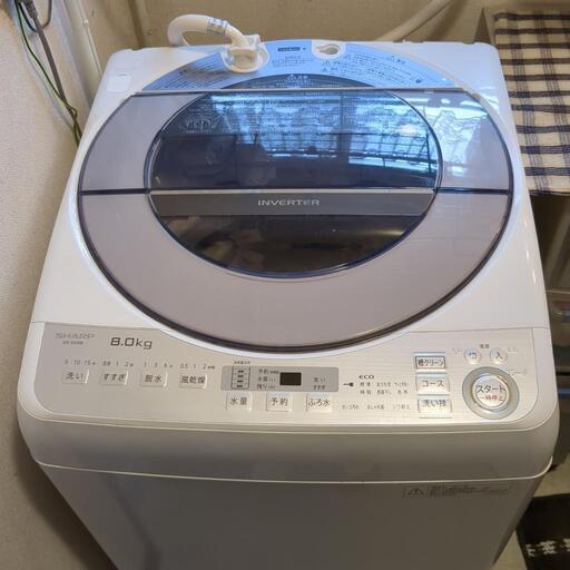 SHARP  洗濯機　ES-GV8B　2018