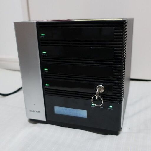 【使用時間僅少】高機能NASにNAS専用ハードディスクWD Red 3TB×4台=12TB搭載 WSS2016