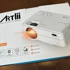 【超美品】Artlii 小型 ホームプロジェクター WiFi E...