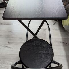 テーブル　1椅子セット　折りたたみタイプ　