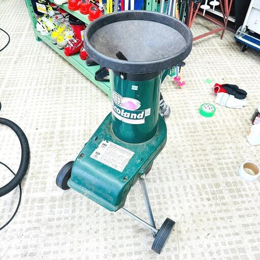 10/16【工具複数購入で割引可】AL-KO ガーデンシュレッダー EL-003 2002年製 グリーン