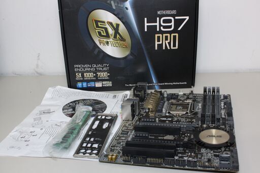 ASUS/H97-PRO/ATXマザーボード/メモリ付き ④