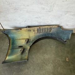 【MAZDA】 マツダ RX-7 RX7 FD3S フロント フェンダー ワイドフェンダー ダクト フェンダミラー付き 左右 FRP製 社外品 オーバフェンダー