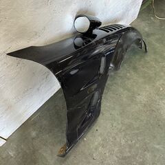 【MAZDA】 マツダ RX-7 RX7 FD3S フロント フェンダー ワイドフェンダー ダクト フェンダミラー付き 左右 FRP製 社外品 オーバフェンダー