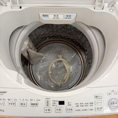 ☆ジモティ割あり☆ SHARP 洗濯機 21年製 8kg クリーニング済 YJ773
