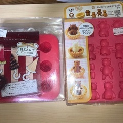 【決定済】パラソル くま チョコ型セット