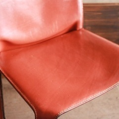 《売約済》c【運搬無料サービスあり！】　Cassina ixc カッシーナ　イクシー　412 CAB キャブ　アームレス　チェア　本革　マリオ　ベリーニ　総革　レザー　ダイニングチェア　キャブチェア　Mario Bellini 