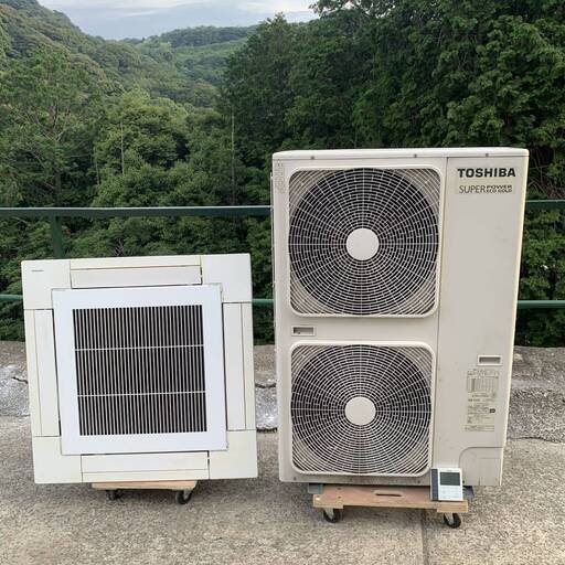 工事込み業務用エアコン 冷暖AIU-AP1127H ROA三相200V 天カセ4方向吹出し　＊＊訳有り品＊