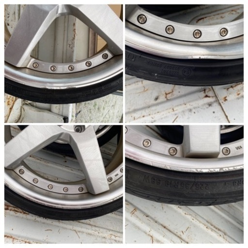 19インチアルミホイールワークWORK GNOSIS. GR3 9.0J+47 プリウス  