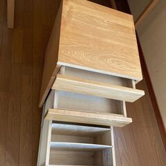 日曜日まで限定値下げ　アクタス フォピッシュ2 学習机 デスク チェストセット オーク無垢材　ACTUS FOPPISH 2 