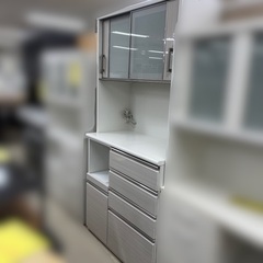 J2691 ニトリ NITORI ポスティア100 食器棚 キッチンボード キッチン 