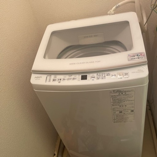 取引中　取りに来て頂ける方限定　アクア　インバータ式洗濯機