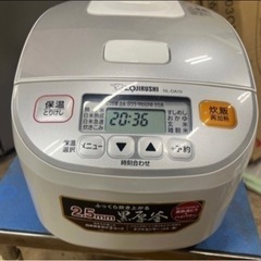※【簡易清掃・通電確認済】炊飯器1.0L　 ZOJIRUSHI/...