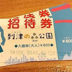 到津の森公園　招待券