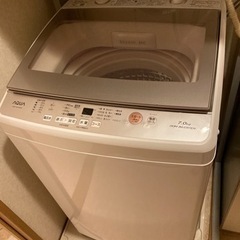 AQW-GV70G(w)　縦型洗濯機　AQUA