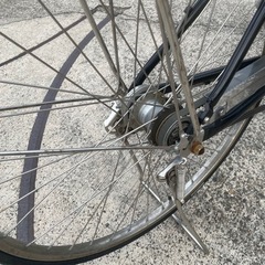 ママチャリ27インチ ブリヂストン Albert 定価10万円 オートライト/変速機/鍵/カゴ付