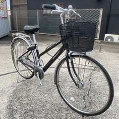 ママチャリ27インチ ブリヂストン Albert 定価10万円 オートライト/変速機/鍵/カゴ付