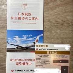 JAL 優待1枚　冊子1部