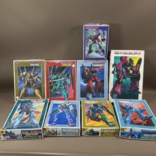 【未組立】機動戦士Zガンダム　ガンダム マークⅡ ガルバルディβ リック ディアス ギャプラン ガブス バラアラン ディジェ ネモ