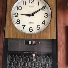 SEIKOアンティーク柱時計、昭和レトロ、振り子時計