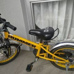 10月15日まで！子供用自転車（ハマー）黄色