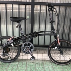 ?折りたたみ自転車?軽量アルミフレーム 20インチ 6段。