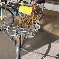 ★店頭にて試乗可★ J2698 シティサイクル自転車　オレンジ ...