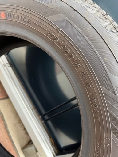 goodyearバリ山夏タイヤ。175/65R14 年製2022年タイヤ4本のみ 2022