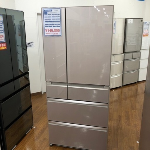 MITSUBISHI 6ドア冷蔵庫　2018年製　140,800円