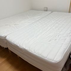 無印良品　シングルベッド２つ