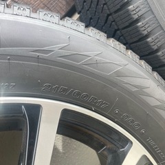 スタッドレスタイヤホイール付き　215\\60R17