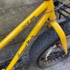 BE•ALL BNF26（YELLOW）フットバイク