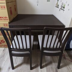 ↓値下げ】 美品 IKEA のEKEDALEN エーケダーレン 伸長式テーブル&椅子 