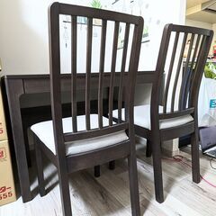 ↓値下げ】 美品 IKEA のEKEDALEN エーケダーレン 伸長式テーブル&椅子 