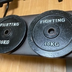 プレート10kg × 2枚　ファイティングロード