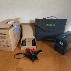 ポータブル電源　太陽光パネル　良品　キャンプ　大容量