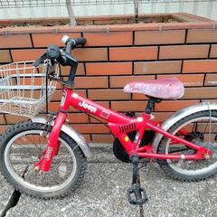 値下げ(chariyoshy出品)16インチ子供用自転車　赤色
