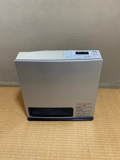 リンナイ　ガスファンヒーター／都市ガス12A13A／11〜15畳／ガスホース付き