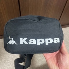 kappaウエストポーチ黒！美品